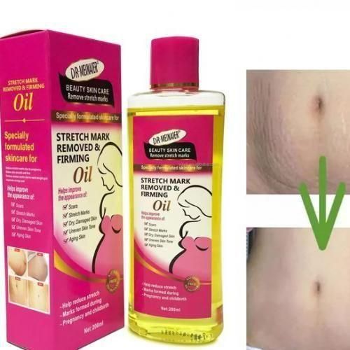 DR MEINAIER Stretch Mark Remover Oil - For Pregnancy, Advanced Stretch Marks Removal, Helps Prevent And Treat Stretch Marks, Smooth And Firm The Skin