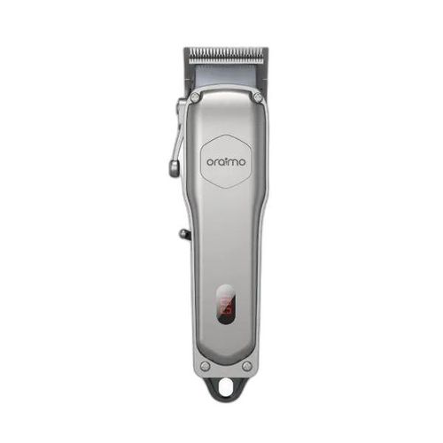 Oraimo Smart Clipper 2 Professional Hair Clipper - 2.5 hrs Runtime * Precise Blades for All Hair Types * LED Screen Display * Strong Motor * 4 Guided Combs (Silver)