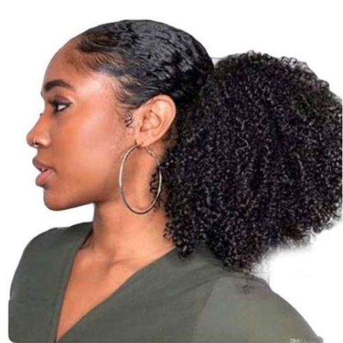 Non Tangle Kinky Hair Extentention Black 1