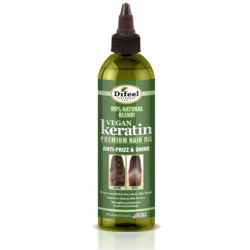 Difeel Vegan Keratin Premium Hair Oil - Anti Frizz & Shine
