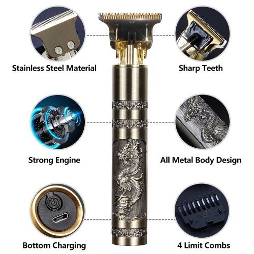T9 Electric USB Charging Hair Cut Machine For Men