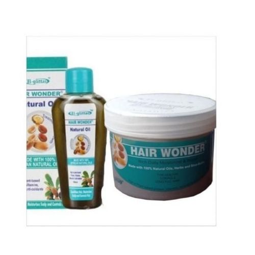 Hair Wonder El Glittas Hair Wonder Cream (200g) And Oil(70ml).