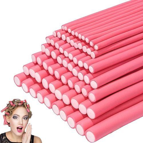Flexible Curling Rods/ Hair Curlers /Twist Foam Hair Rollers /Flexi Rods Hair Curlers For Long Short Hair Soft Foam /No Heat Flexi-Rods Hair Curler For Women Girls Curly Hair