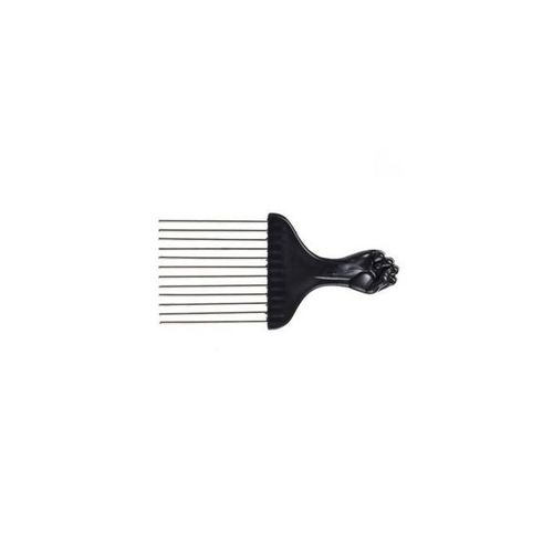 Black Afro Metal Comb