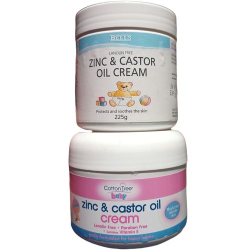 Bells Zinc & Castor Cream + Cotton Tree Zinc & Castor Cream nk