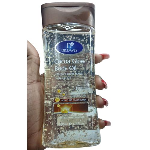dr davey Cocoa Glow Body Oil 100% Cocoa Butter
