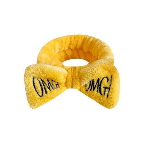 Fleece Fuzzy OMG Women Stretchy Tight Fit Headband - Yellow