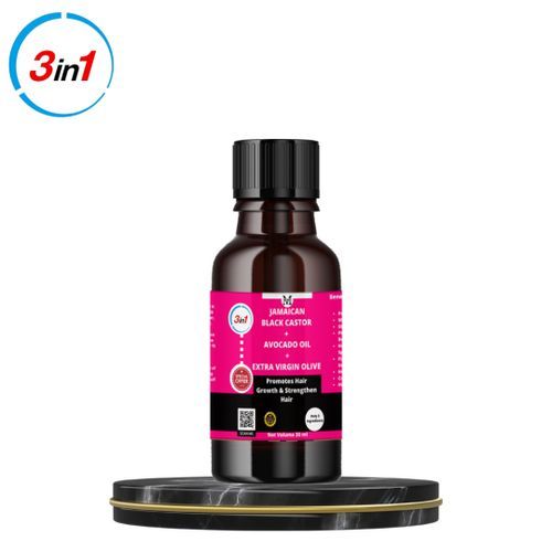 Mekis Jamaican Castor Oil + Avocado Oil + Extra Virgin Olive Oil -30ml,