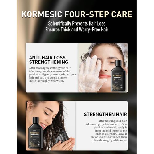 KORMESIC 5% Minoxidil with Biotin Shampoo - 260ml