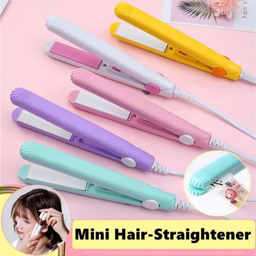 Mini Hair-Straightener Thermostatic Electric Ceramic Curling Iron