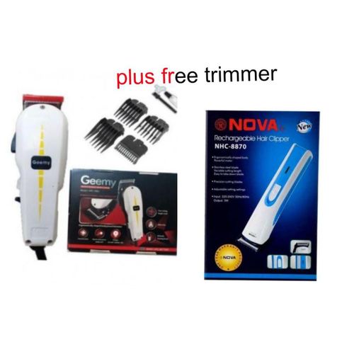 Geemy Professional Hair Shaving Machine + FREE Rechargeable Shaver
