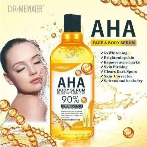 Dr. Meinaier AHA Body Serum 90% Vitamin C & E Nourishes Skin Brighten- 500ml