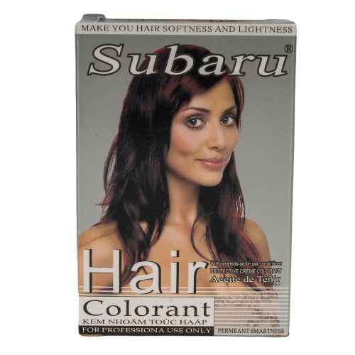 Subaru Hair Dye Protective Creme With Protin Conditioner-Wine Red