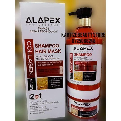 Professionnal Shampoo Hair Mask With Collagen And Botox Formula Restore Smooth Healthy And Glossy LookPRO