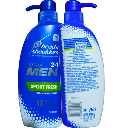 Head & Shoulders Sport Fresh Men Anti Dandruff Shampoo + Conditioner bc