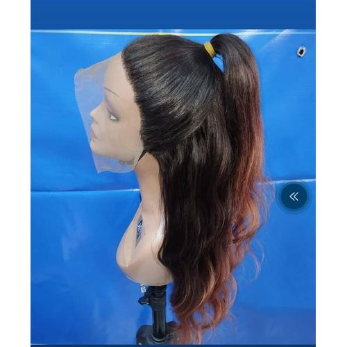 Ear to ear human hair blend