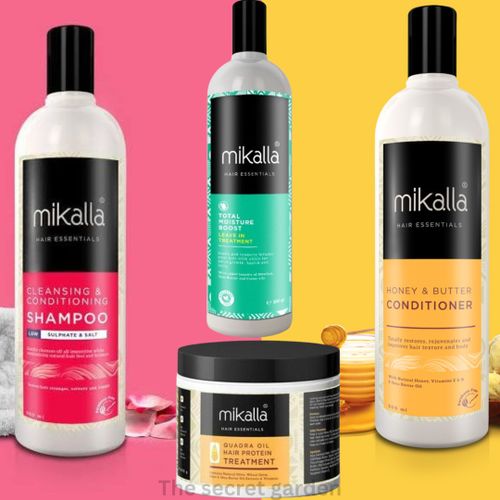 Mikalla Shampoo+Conditioner+Leave In Treatment +Hair Protein Treatment