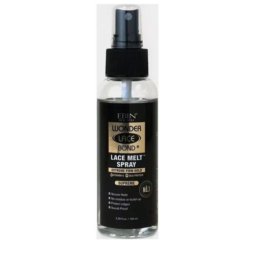 Ebin Wonder Lace Bond Lace Melt Spray Extreme Firm Hold (Supreme), 100ml