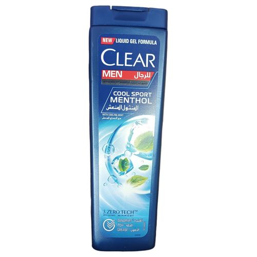 Clear Liquid Gel Formula For MEN, Anti-Dandruff SHAMPOO With Cooling MENTHOL MINT nk