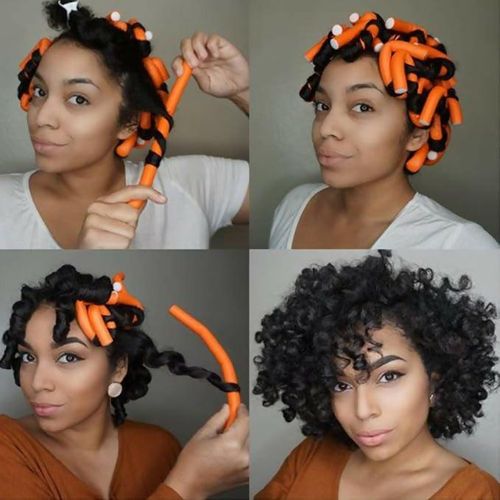 Flexi Rods Pack + Free Hair Mousse Styling Curls