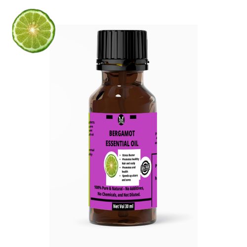 Mekis Bergamot Essential Oil - Relaxes Your Anxious & Stressed Mind