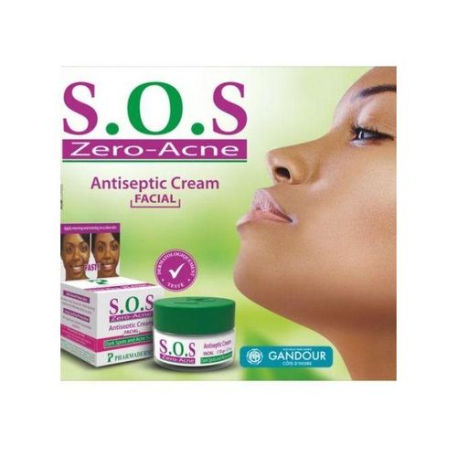 Pharmaderm S. O.S Zero Acne Antiseptic Face Cream-Treats&dry Itchy Acne