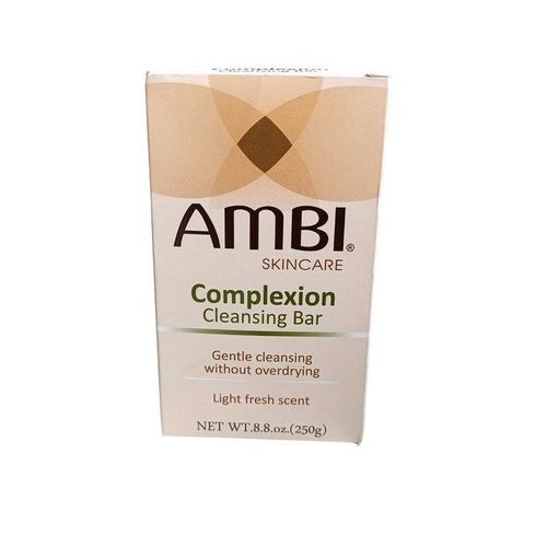 Ambi Complexion Cleansing Bar. Cleanses, Washes Impurities & make up residue, Softens, Evens the skin tone and leaves a light fresh scent
