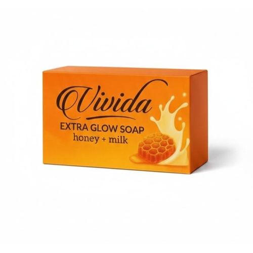 vivida Extra Glow Soap - Honey & Milk - For Radiant & Smooth Skin
