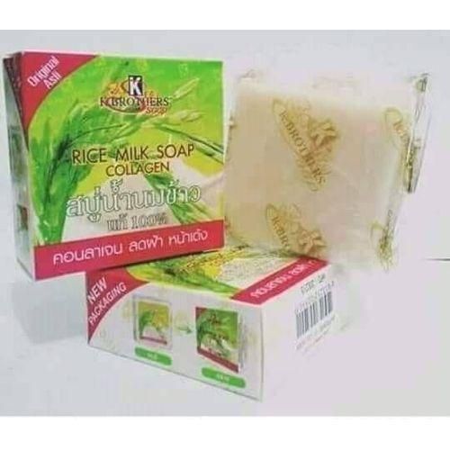 K. Brothers K Brothers 3 Pcs Rice Milk Collagen Soap, 60g