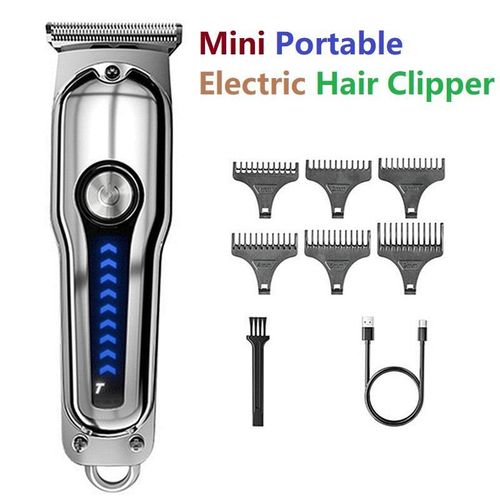 Mini Portable Digital Fast Charge Rechargeable Electric Hair Clipper & Trimmer
