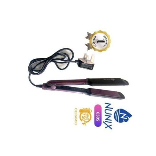 Nunix Hair Straightener Flat Iron, 2 in 1 Hair Straightener and CurlerFlat Iron, 15s Fast Heating HAir Styler Professional Hair Straightener Flat Iron
