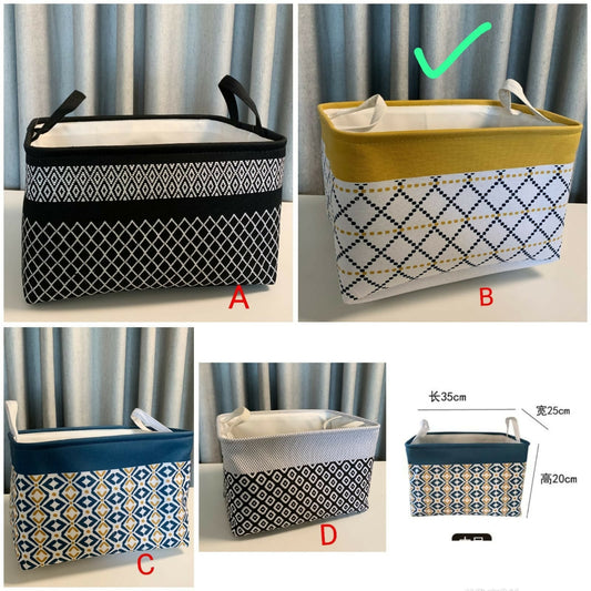 Large closet storage baskets