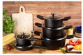 10pc edenberg granite cookware set