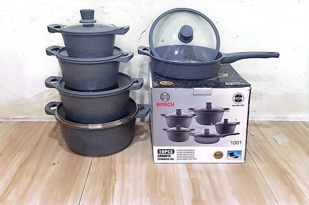 10pc Bosch Granite Cookware Set