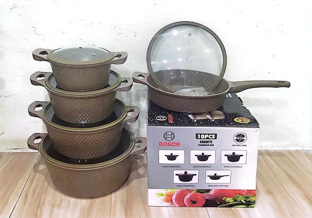 10pc Bosch Granite Cookware Set