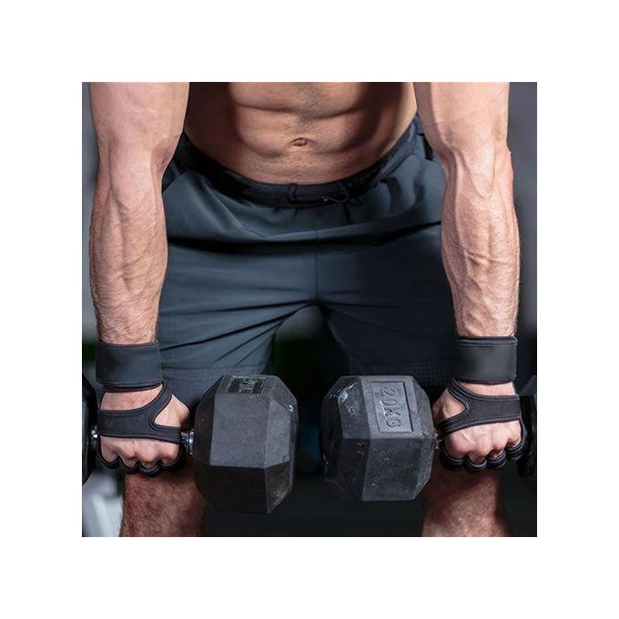 1 Pair Weight Lifting Training Gloves – Men’s Fitness Sports