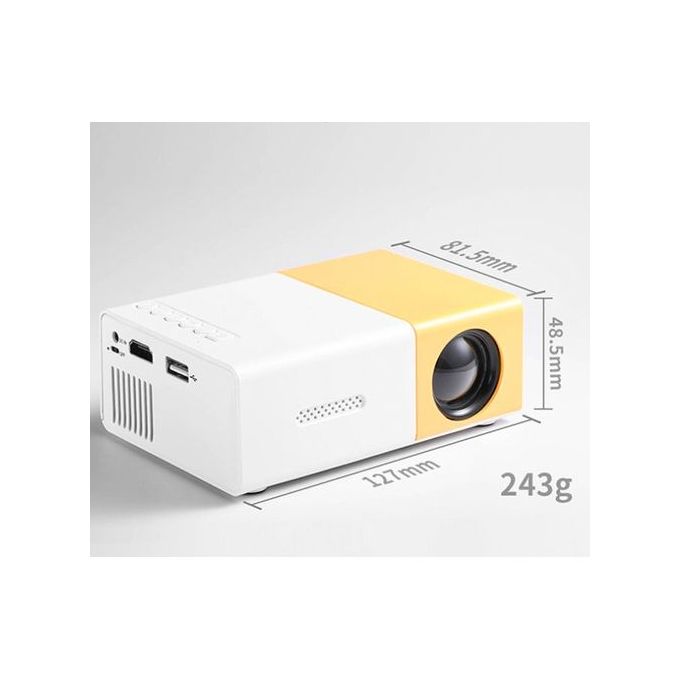 1080P Portable Mini Projector – LED Home Projector YG300