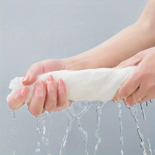 Disposable Compressed Towel 30×60cm – 6 Pieces Pure Cotton Travel Face & Body Towels Portable Hygiene Cleaning Wipes