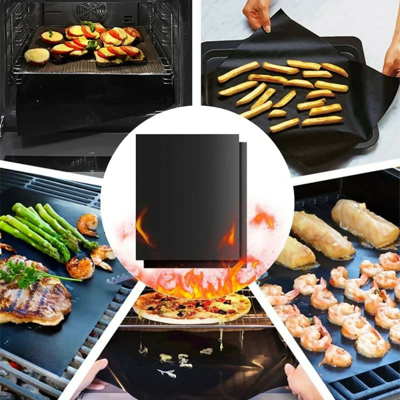 Non stick BBQ grill mats