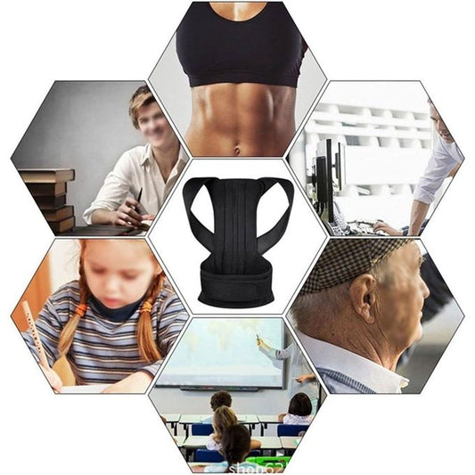 Adjustable Back Spine Posture Corrector – Humpback Support Brace for Men & Women