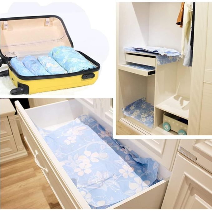 11-Piece Vacuum Compression Storage Bags Set with Pump