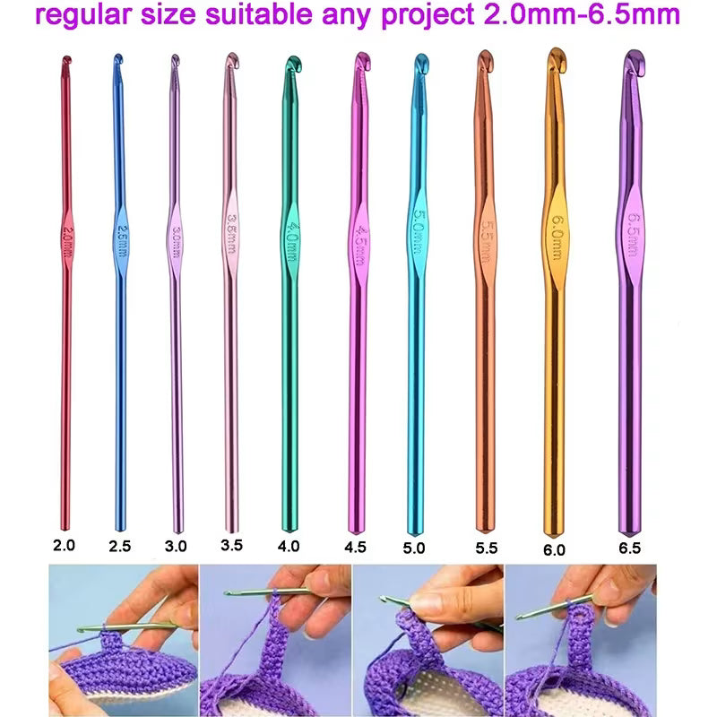 100pc Knitting and Crochet Kit