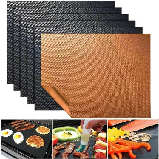 Non stick BBQ grill mats