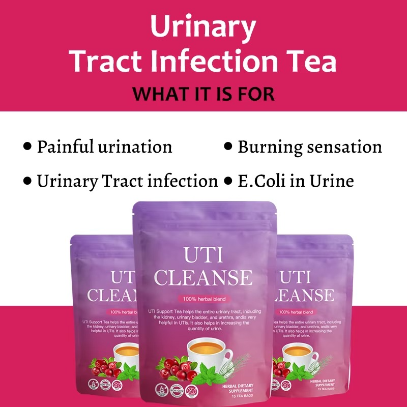 100% Herbal UTI Cleanse Tea for Kidneys, Urinary tract infections and Overall Detox Tea