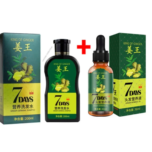 Oil + Shampoo - King Of Ginger 7 Days Ginger Germinal Hair Growth