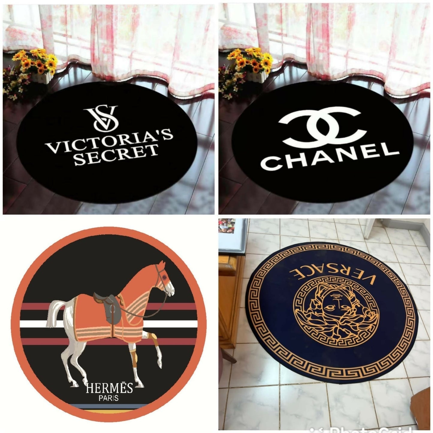 Designer round mats