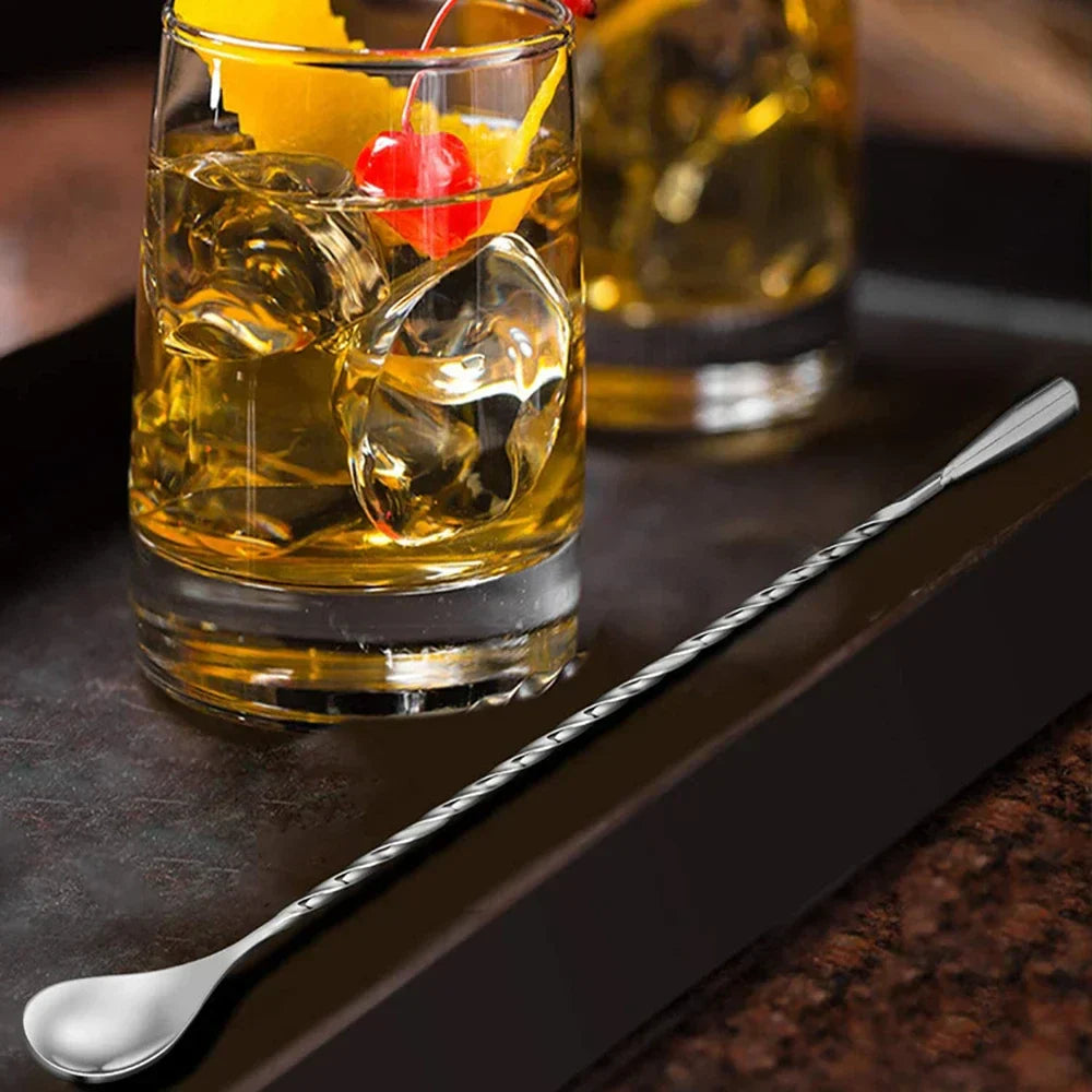 Steel Cocktail Stirring Spoon – 30cm