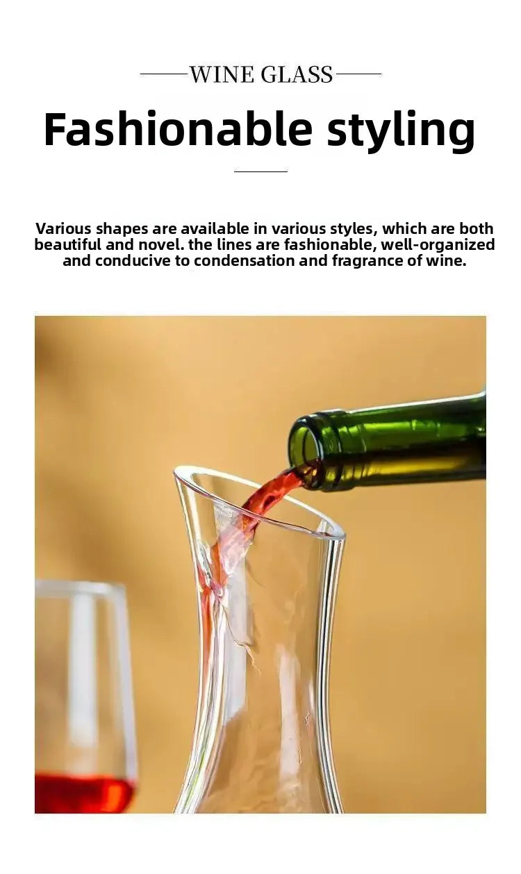 1.8L Glass Wine Carafe with Handle