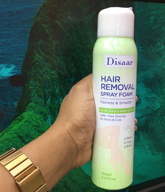 Disaar Hair Removal Spray Foam – Aloe Vera & Shea Butter