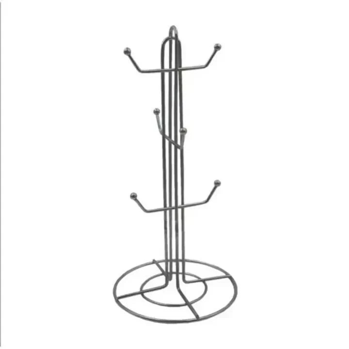 Stainless Steel 6 Cup /Mug Holder Stand